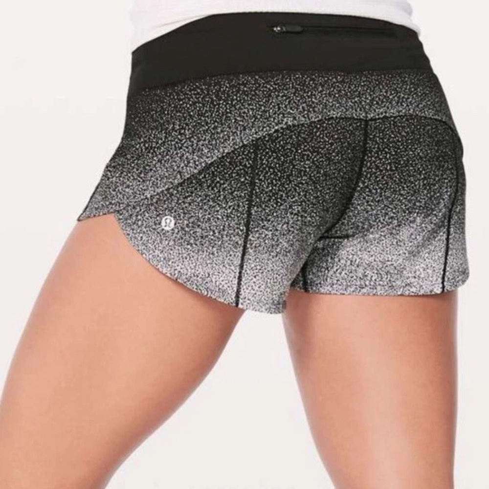 🍋🥰lululemon athletica Black and White Athletic Shorts size 10